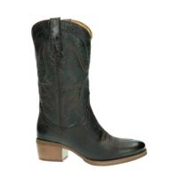 Antonio Moretto leren cowboy laarzen zwart