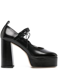 Simone Rocha 120mm heart-toe platform pumps - Noir