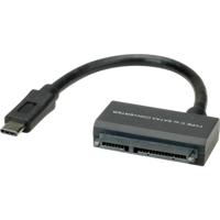 Value Computer Adapter [1x USB-C stekker - 1x SATA-combi-bus 15+7-polig] - thumbnail