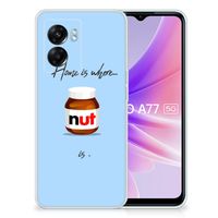 OPPO A77 | A57 5G Siliconen Case Nut Home