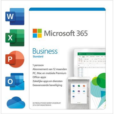 Microsoft 365 Business Standard NL 1 jaar Abonnement Microsoft 365 Business Standard NL 1 jaar Abonnement