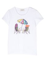 SONIA RYKIEL ENFANT t-shirt à imprimé graphique - Blanc