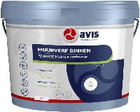 avis muurverf binnen mat wit 10 ltr - thumbnail