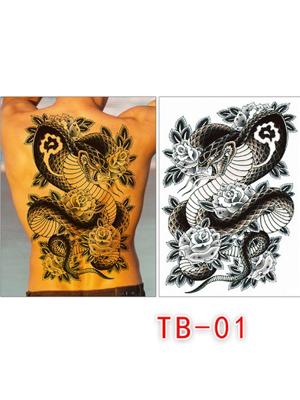 Mannen En Dames Vol Rug Waterbestendig Eattoo-stickers