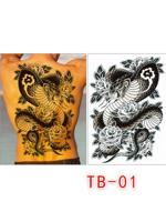 Mannen En Dames Vol Rug Waterbestendig Eattoo-stickers