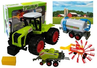 Viking Choice  Speelgoed tractor landbouw set - met gierwaren en maaier