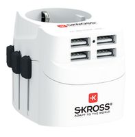 Skross 1.302461 netstekker adapter Universeel Wit - thumbnail