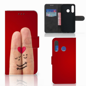 Huawei P30 Lite (2020) Wallet Case met Pasjes Liefde - Origineel Romantisch Cadeau