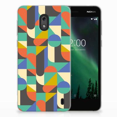 Nokia 2 TPU bumper Funky Retro