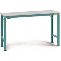 Manuflex LU7056.5021 ESD ESD-werktafel universele speciale reden tafel met kunststof plaat, bxdxh = 1500 x 800 x 728-1028 mm Waterblauw - thumbnail