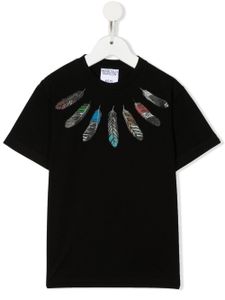 Marcelo Burlon County Of Milan Kids t-shirt imprimé à manches courtes - Noir