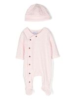 BOSS Kidswear pyjama à motif monogrammé en jacquard - Rose - thumbnail