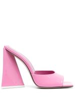 The Attico mules Devon 115 mm en cuir - Rose