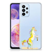 Samsung Galaxy A23 Telefoonhoesje met Naam Horse Color