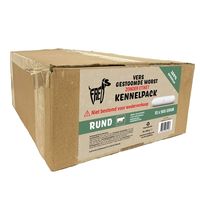 FREDS GESTOOMD VERS VLEES WORST KENNELPACK RUND TARWE EN GLUTENVRIJ 10X900 GR - thumbnail