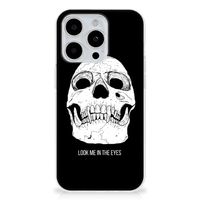 Silicone Back Case iPhone 15 Pro Max Skull Eyes