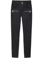 ANINE BING pantalon en cuir Remy à coupe skinny - Noir