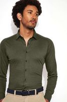 Desoto Slim Fit Jersey shirt , Effen