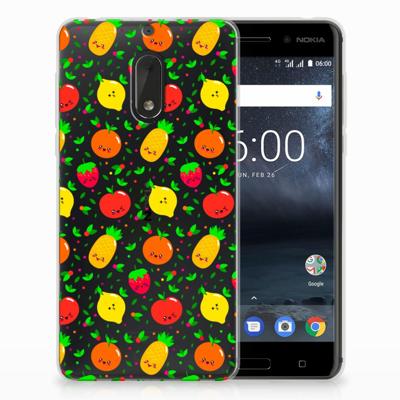Nokia 6 Siliconen Case Fruits