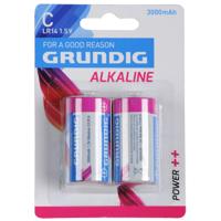 2x Grundig Alkaline Lr14 C-batterijen 1,5 Volt - Batterijen