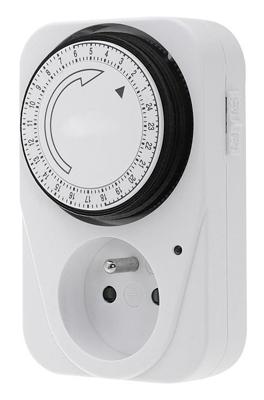 Aqualine elektrische tijdschakelaar 24uur - 1 stand Aqualine elektrische tijdschakelaar 24uur - 1 stand