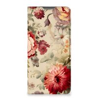 Smart Cover voor Motorola Moto G52 | Moto G82 Bloemen