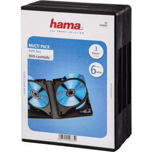 Hama DVD Box 6, Black, Pack - 3 pieces 6 schijven Zwart