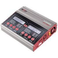 Reely V-Charge 200 Duo Multifunctionele modelbouwlader 12 V, 230 V 10 A NiMH, Li-poly, Li-ion, LiHV, Lood-calcium, Lood