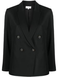 Vince blazer croisé à revers pointus - Noir