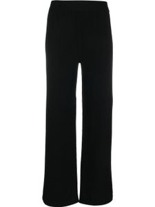 Barrie pantalon en maille à coupe droite - Noir