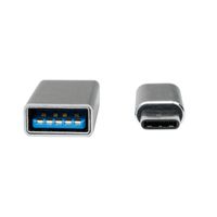 LogiLink USB 3.2 Gen 1 (USB 3.0) Adapter [1x USB-C stekker - 1x Micro-USB 2.0 B bus, USB 3.2 Gen 1 bus A (USB 3.0)] AU0040 - thumbnail