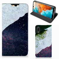 Huawei Y6 2019 Stand Case Sea in Space