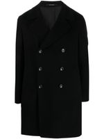 Tagliatore manteau croisé à revers crantés - Noir