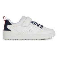 Geox Washiba 5 sneakers voor jongens, Wit Navy, 11.5 Little Kid