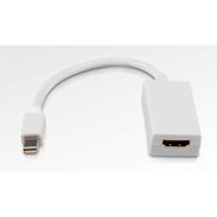 Roline 12.03.3129 DisplayPort-kabel Mini-displayport / HDMI Adapterkabel Mini DisplayPort-stekker, HDMI-A-bus 0.10 m Wit