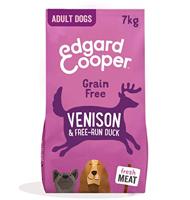Edgard & Cooper Droog Hondenvoer - (Venison & Duck, 7kg), Hondenbrokken Volwassen Honden, Vers Vlees: Écht Voedzaam En Zonder Granen