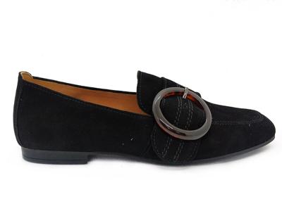 Zwarte Gabor Instappers Wijdte F