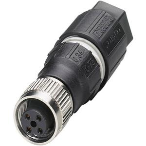 Phoenix Contact 1641772 Sensor/actuator connector, niet geassembleerd M12 Aantal polen (sensoren): 4 Bus, recht 1 stuk(s)