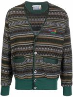 Missoni Pre-Owned cardigan à motif géométrique (années 1990) - Vert