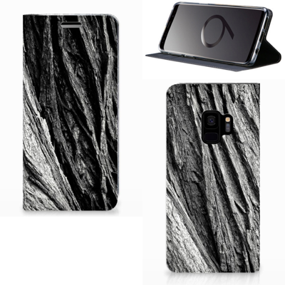 Book Wallet Case Samsung Galaxy S9 Boomschors Grijs Book Wallet Case Samsung Galaxy S9 Boomschors Grijs