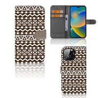 iPhone 14 Pro Max Telefoon Hoesje Aztec Brown