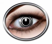 contactlenzen Black Spiral (poly-)hema zwart/wit