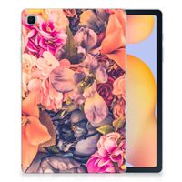 Samsung Galaxy Tab S6 Lite | S6 Lite (2022) Siliconen Hoesje Bosje Bloemen