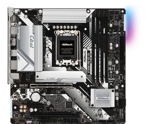 ASRock B760M PRO RS/D4 Moederbord Socket Intel 1700 Vormfactor Micro-ATX Moederbord chipset Intel® B760