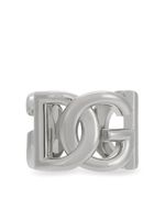 Dolce & Gabbana bague épaisse à logo - Argent - thumbnail