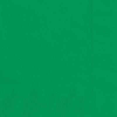 Unique Servetten Donkergroen 33 X 33 Cm 20 Stuks