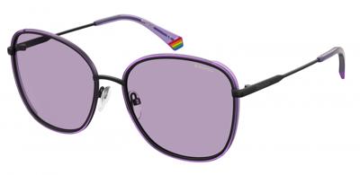 Polaroid zonnebril wayferer 7033/S unisex zwart/paars