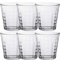 6x Drinkglazen/waterglazen transparant Prisme hardglas 27,5 cl - thumbnail