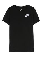 Nike Kids t-shirt à logo brodé - Noir