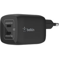 Belkin BoostCharge Pro 2-poorts USB-C GaN-wandlader met PPS (65 W) oplader